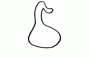 有颜色小鸭子的画法图解教程