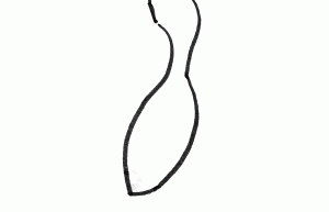 卡通动物鸭子的画法 鸭子简笔画步骤图解教程