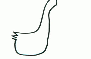 小鸭子简单画法可爱简笔画