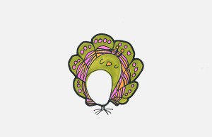 孔雀绘画详细过程第一名 简单漂亮入门简笔画孔雀的画法