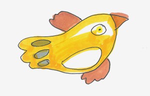 超简单入门简笔画小鸟的画法