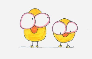 可爱简笔画小鸟的画法