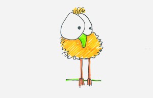 小学生优秀图画过程大全 漂亮儿童画小鸟怎么画