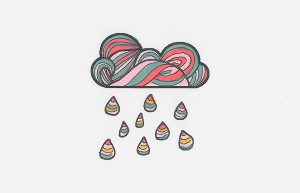 3岁儿童美术作品 超萌简笔画云朵怎么画
