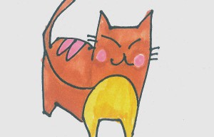 一二三年级幼儿学画详细步骤大全 好看彩色简笔画猫的画法