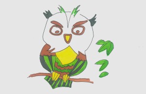 一二三年级学画详细过程 漂亮简笔画猫头鹰怎么画