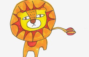 1～6年级孩子美术画详细过程大全 简单漂亮图画简笔画狮子的画法