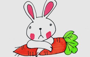 8一10岁美术详细过程大全 创意简笔画兔子怎么画
