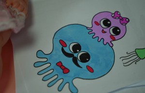可爱卡通八爪鱼简笔画画法图片步骤