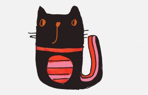 简单漂亮简笔画猫怎么画