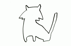 6岁幼儿儿童画 漂亮彩色简笔画猫怎么画