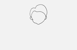 萌萌的小男生简笔画