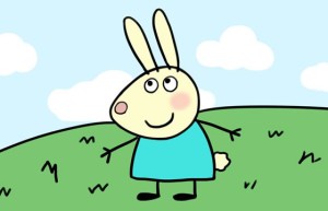 小猪佩奇小兔瑞贝卡简笔画