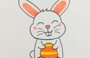可爱的小白兔怎么画简笔画