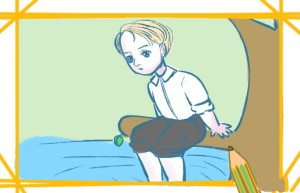 小男孩简笔画