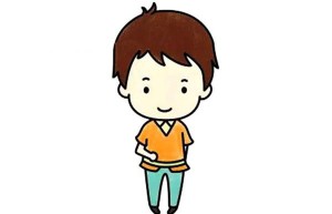 简单六步画出可爱的小男孩