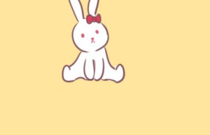 小白兔简笔画