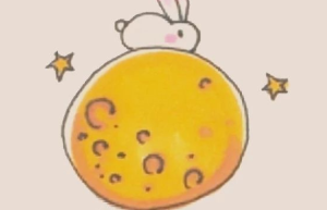 月兔简笔画