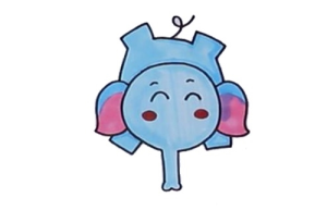 小学生画大象怎么画