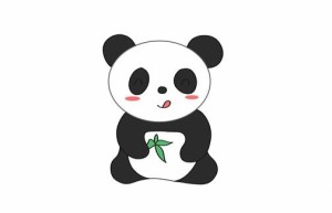 大熊猫怎么画简笔画