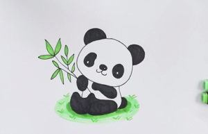 喜欢美食的大熊猫