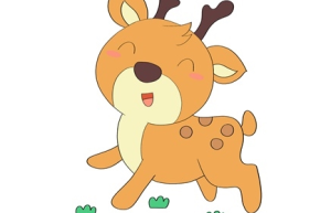 鹿怎么画
