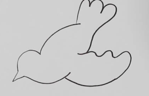 信鸽如何画简笔画简单又漂亮