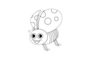 卡通瓢虫简笔画图片大全