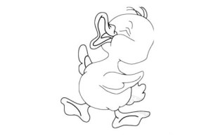 小鸭子简笔画图片大全