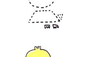 小鸭子简笔画图片