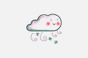 云彩简笔画手绘画 好看儿童画云彩怎么画