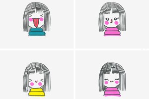 9岁美术画一等奖 超简单入门儿童画女孩的画法