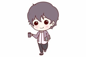 优雅小男孩简笔画画法步骤