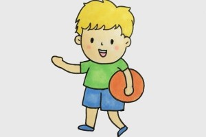 小男孩简笔画图片大全
