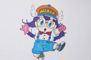 阿拉蕾最简单的简笔画画法