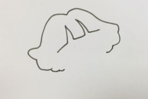 小女孩简笔画可爱又简单