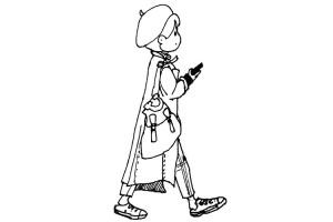 人物街拍简笔画详细教程