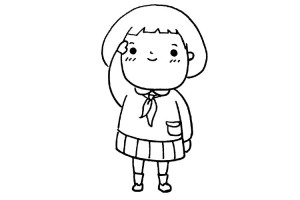 少先队员简笔画