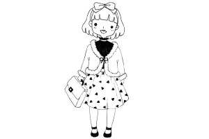 超可爱的小仙女人物简笔画