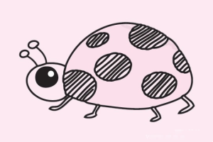 瓢虫简笔画图片大全