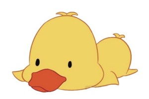卡通小鸭子简笔画图片大全