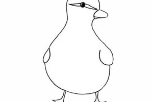 雏鸭简笔画图片大全