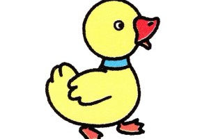 可爱鸭子简笔画