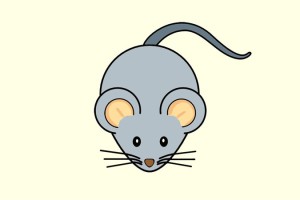 老鼠简笔画怎么画