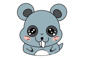 卡通老鼠简笔画