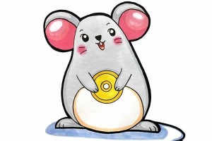 卡通老鼠简笔画