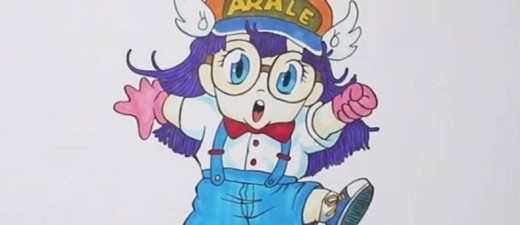 阿拉蕾最简单的简笔画画法