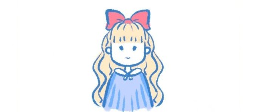 金发女孩画法步骤