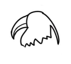 啄木鸟简笔画