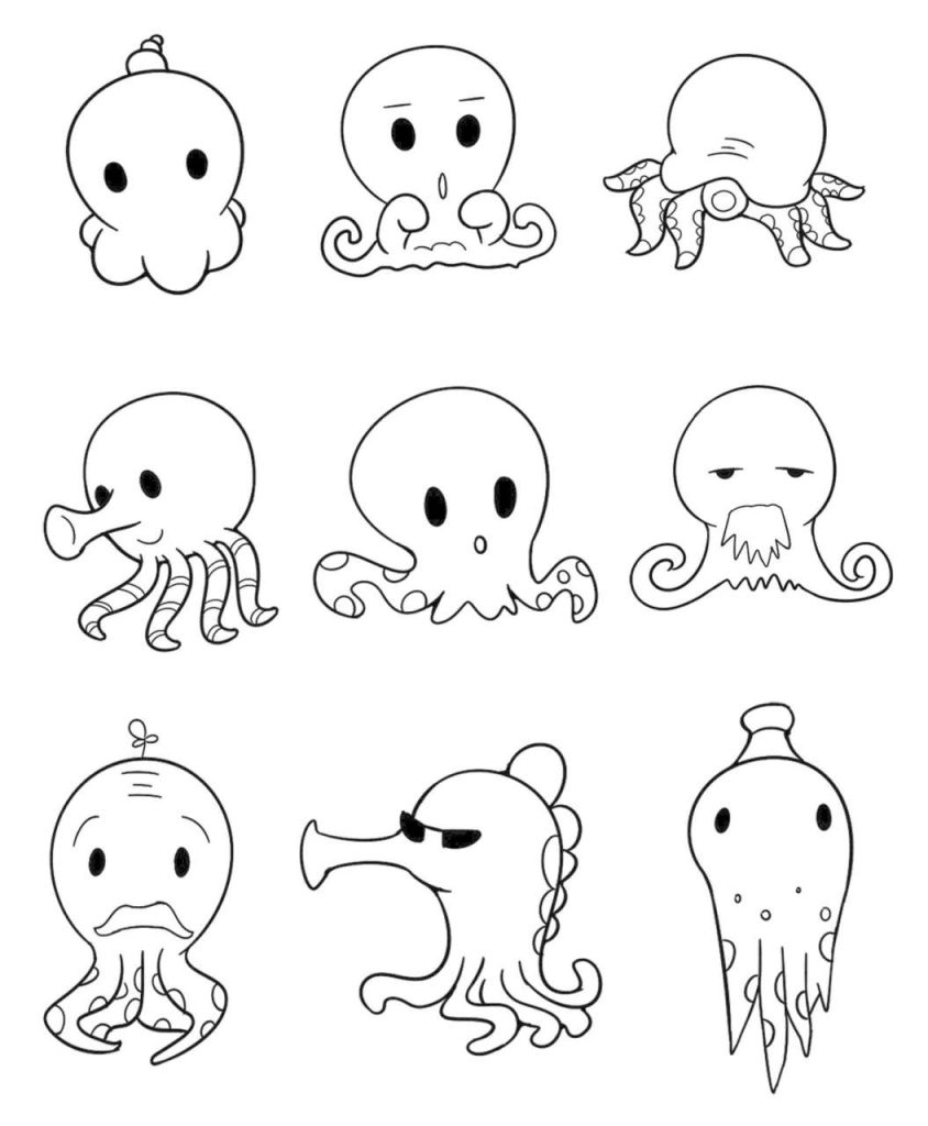 章鱼简笔画